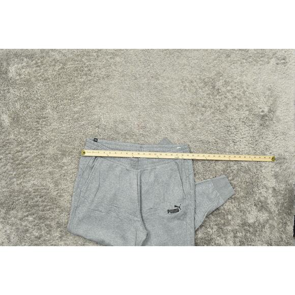 PUMA Gray Cotton Blend Jogger Pants 2XL Sweats Gym Run Pockets - Picture 6 of 8
